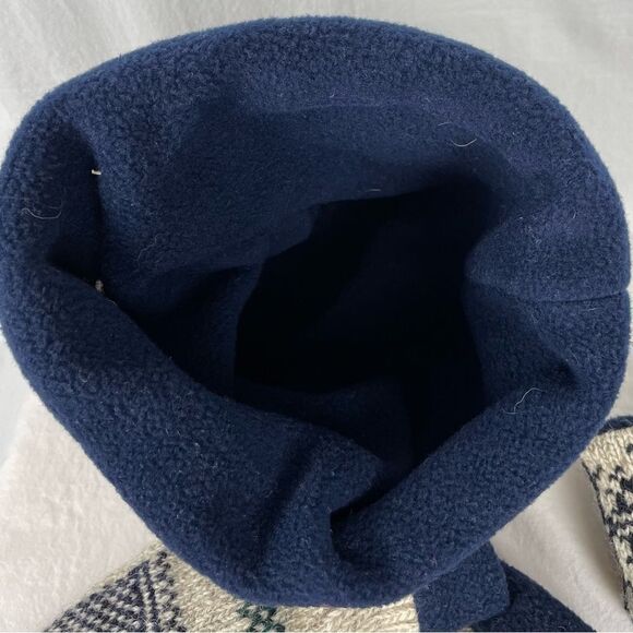 Vintage Knit Wool Winter Hat, Headband, & Mitts Set - Picture 7 of 7